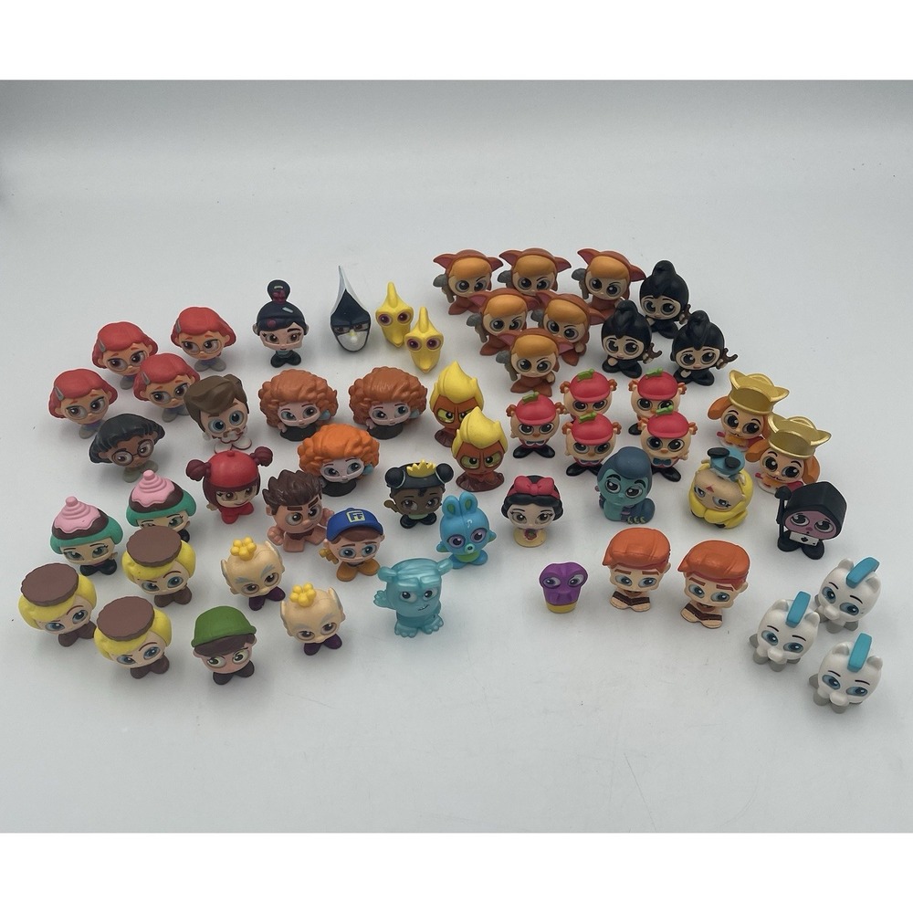 Disney Doorables Mixed Series Lot of 55 Disney Alice Wreck It Ralph Snow White